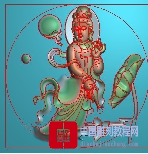 精雕图玉观音25