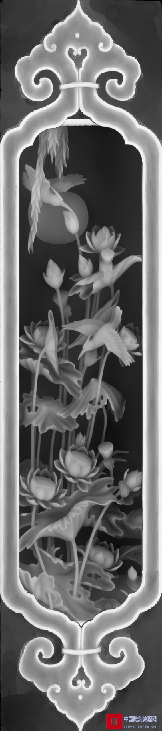 灰度图四季花85
