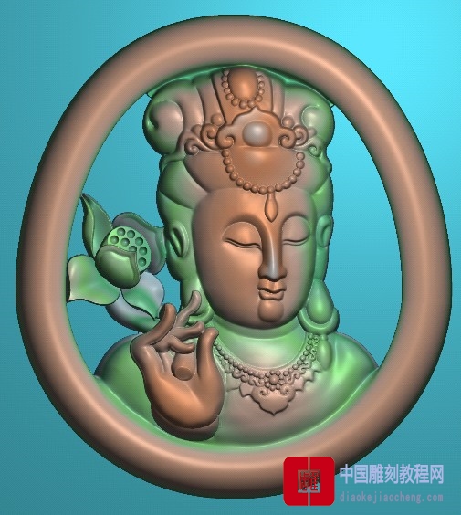 精雕图玉观音145