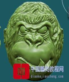 圆雕图橄榄核雕金刚5