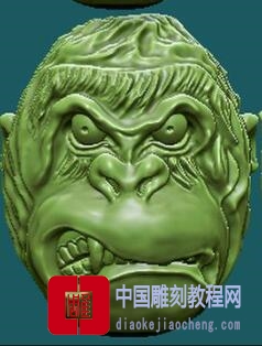 圆雕图橄榄核雕6