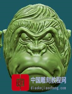 圆雕图橄榄核雕金刚7