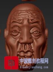 圆雕图核雕十八罗汉18