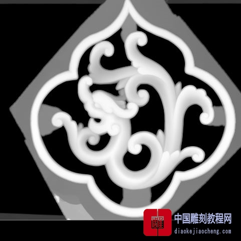 灰度图龙花