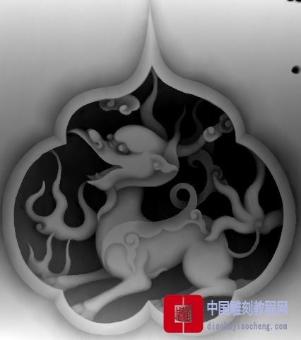 灰度图旋转中天