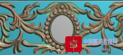 精雕图对称洋花