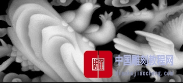 灰度图花中之鸟
