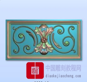 精雕图笑脸木门花