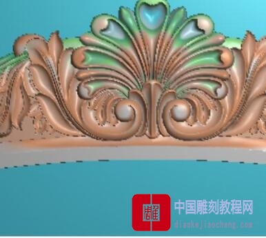精雕图美丽精雕洋花