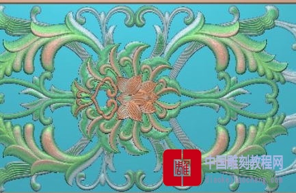 精雕图四角花