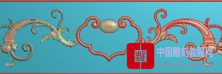 精雕图聚宝盆花