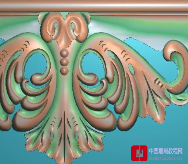 精雕图床头大花