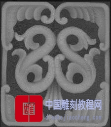 灰度图八字花