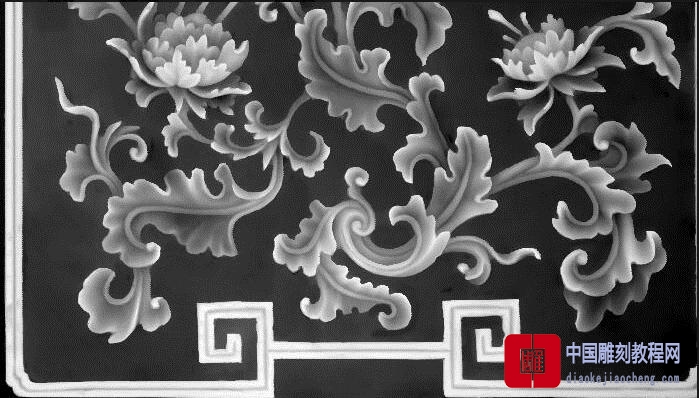 灰度图花世界
