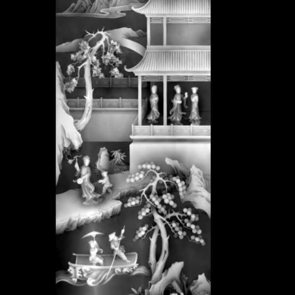 无云丝(多宝格)1  灰度图