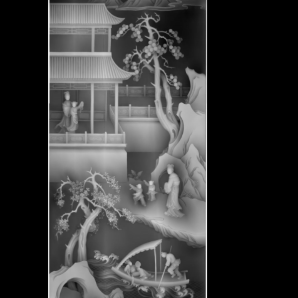 无云丝(多宝格)2  灰度图