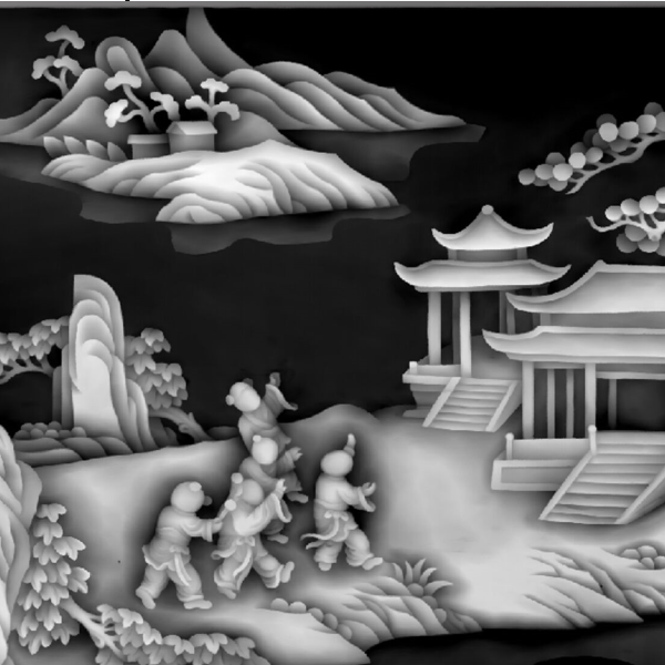 古人物  5832  灰度图
