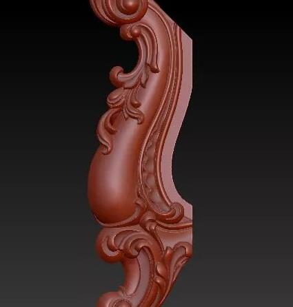 床矮头脚  圆雕图，zbrush三维立体图， 财神福，