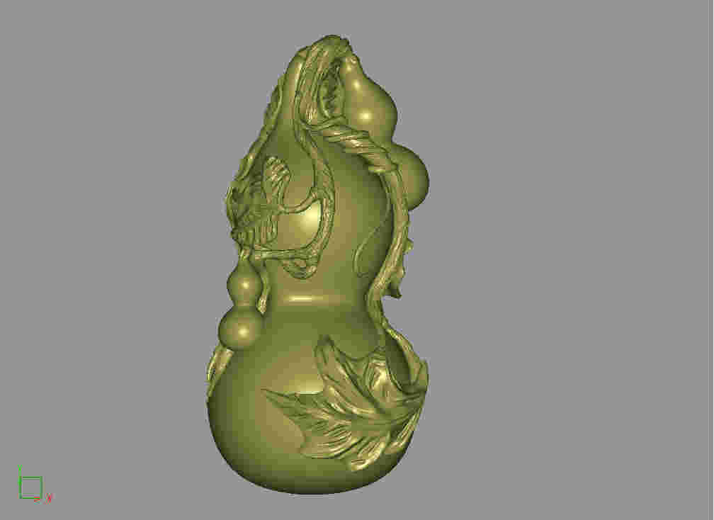 小件葫芦2 zbrush圆雕图stl三维立体