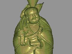 荷花童子A zbrush圆雕图stl三维立体