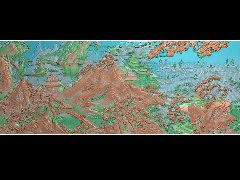 蓬莱仙境 jdp精雕浮雕玉雕灰度图库