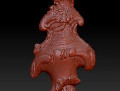 工艺品 zbrush圆雕图stl三维立体
