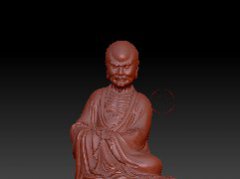 苦僧 zbrush圆雕图stl三维立体