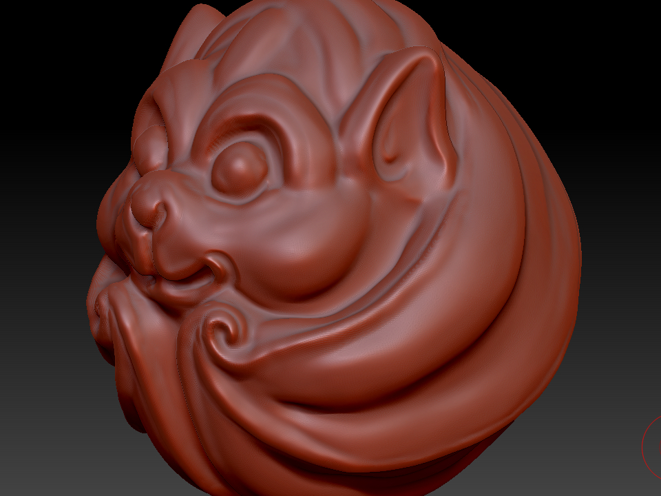 蝙蝠手串把件珠子图 zbrush圆雕图stl三维立体
