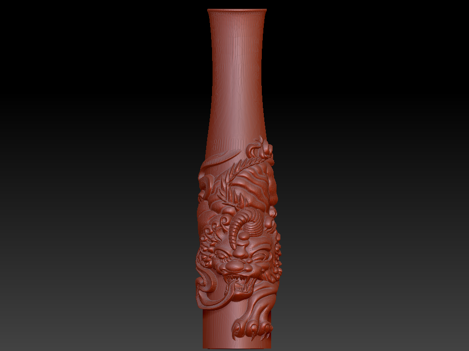貔貅烟嘴　zbrush圆雕图stl三维立体
