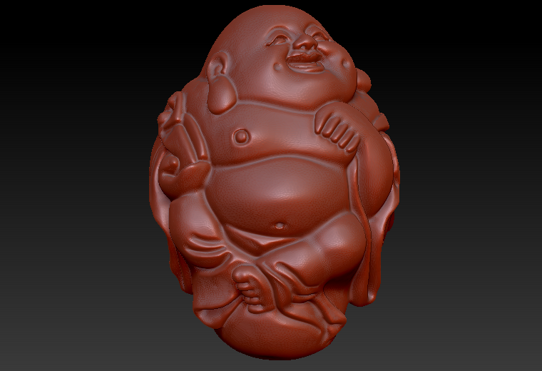 精修弥勒三zbrush圆雕图stl三维立体