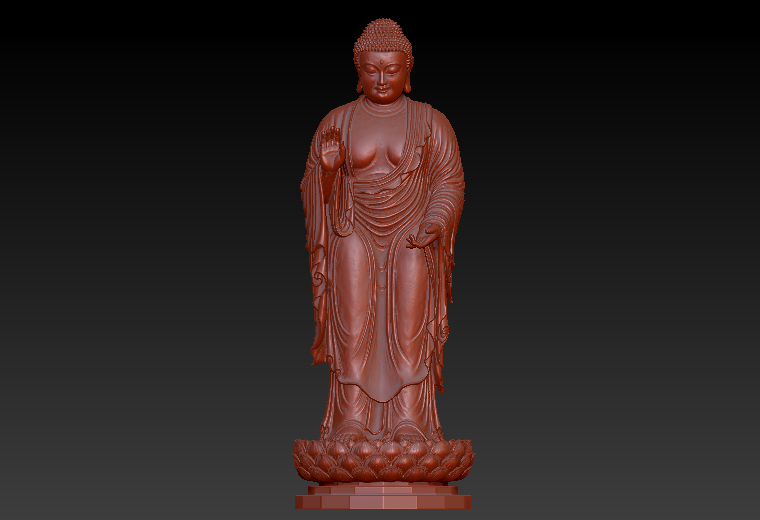 大佛zbrush圆雕图stl三维立体