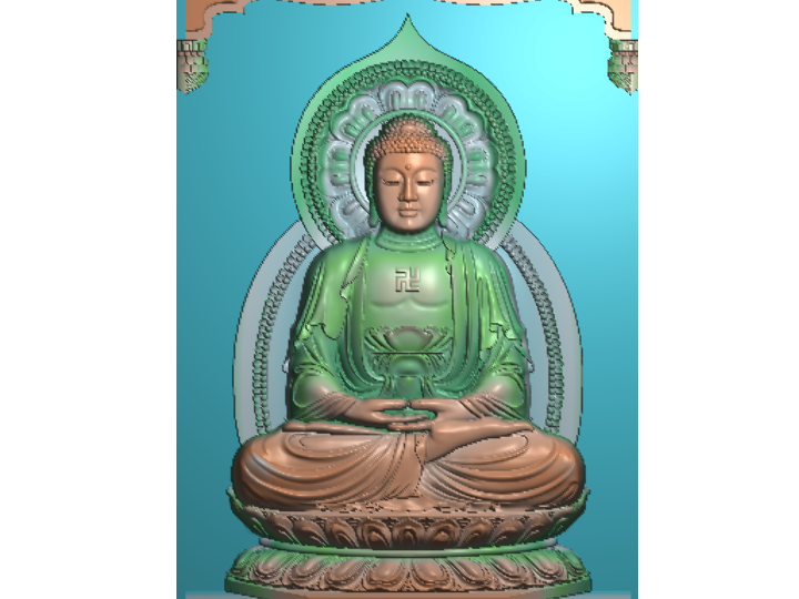 佛祖 精雕 浮雕 图库