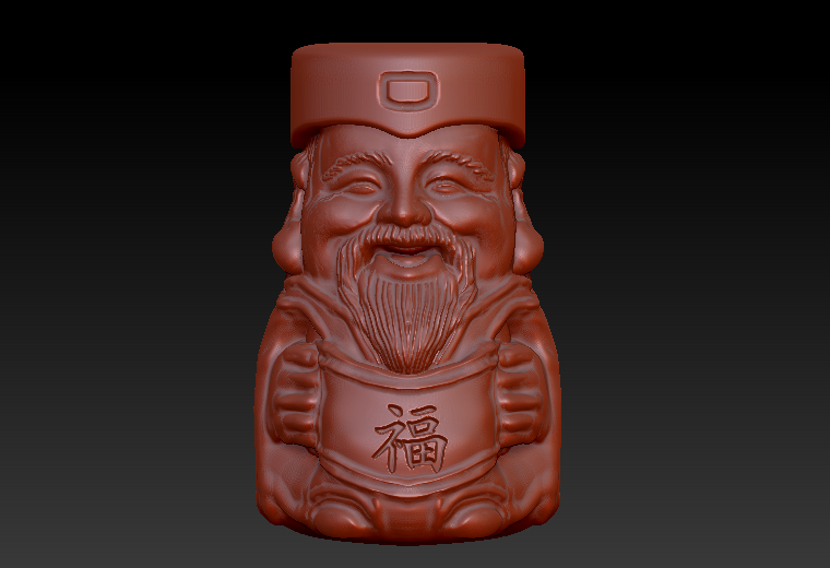 福一改zbrush圆雕图stl三维立体