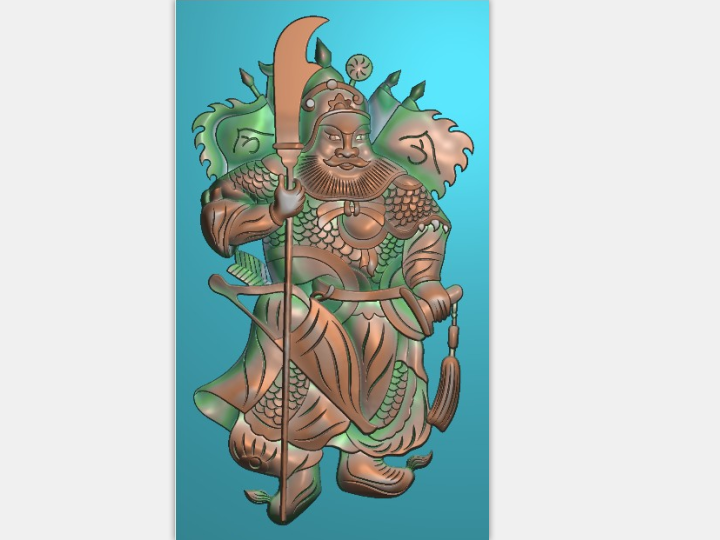 门神精雕浮雕图库
