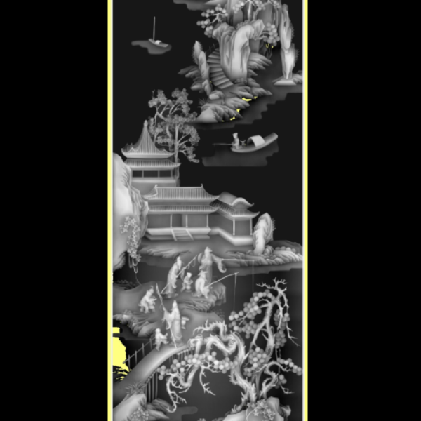 顶箱柜全图121渔  灰度图