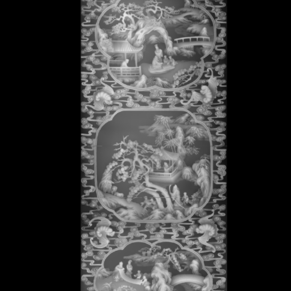 顶箱柜全图vvc  灰度图