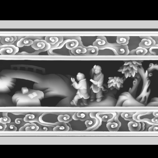 顶箱柜全图顶箱柜4 灰度图