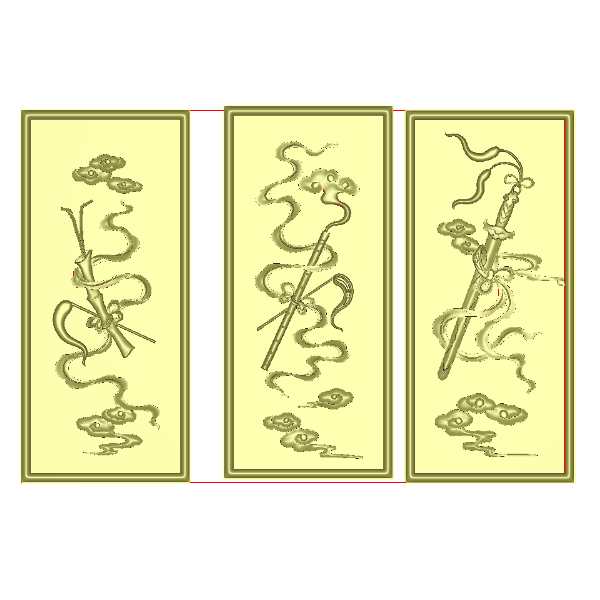云中宝剑精雕图A99
