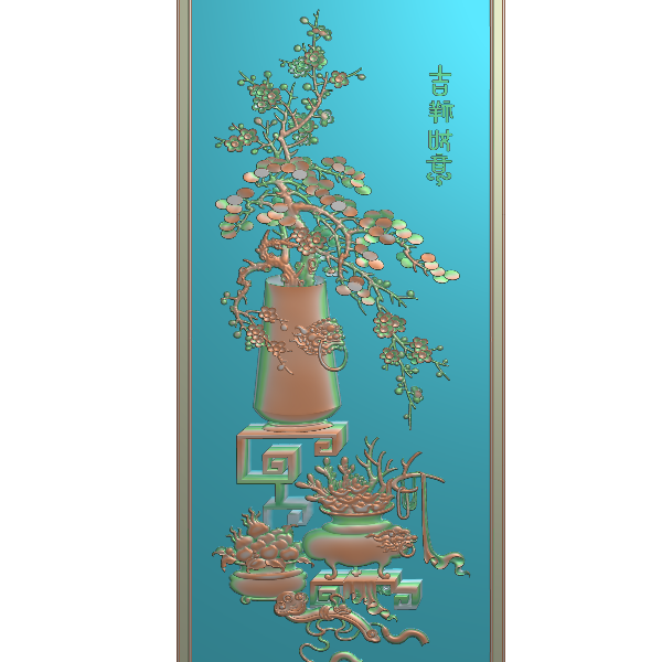 吉祥如意精雕图A28