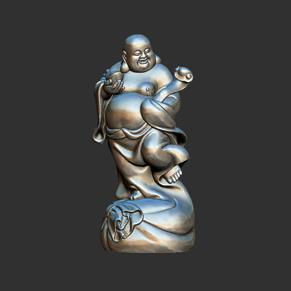 如意弥勒 圆雕立体 3D打印文件