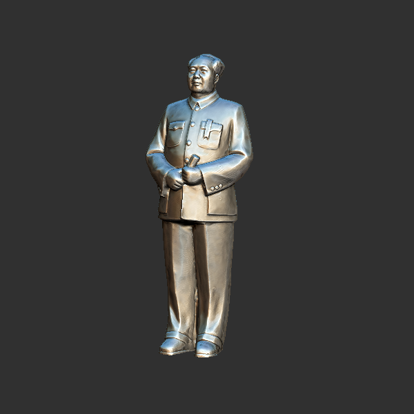 主席像 圆雕立体 3D打印文件