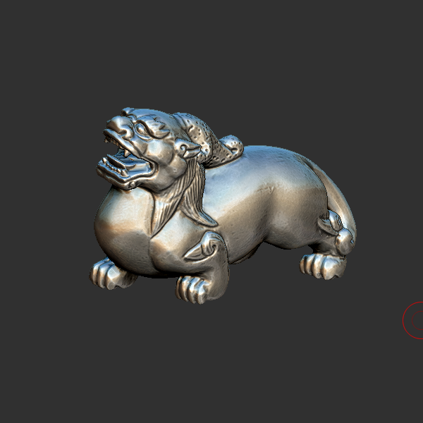 貔貅 圆雕立体 3D打印文件