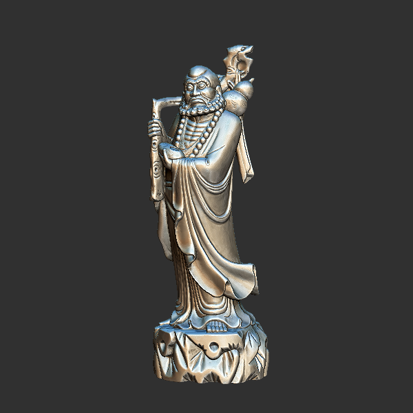 罗汉 圆雕立体 3D打印文件