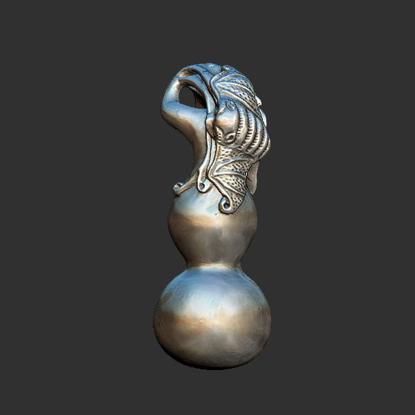葫芦蝙蝠 圆雕立体 3D打印文件