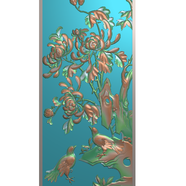 花鸟DP6422精雕图