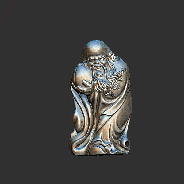 寿星 圆雕立体 3D打印文件