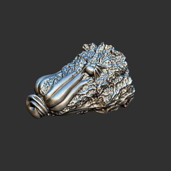 白菜蜘蛛 圆雕立体 3D打印文件