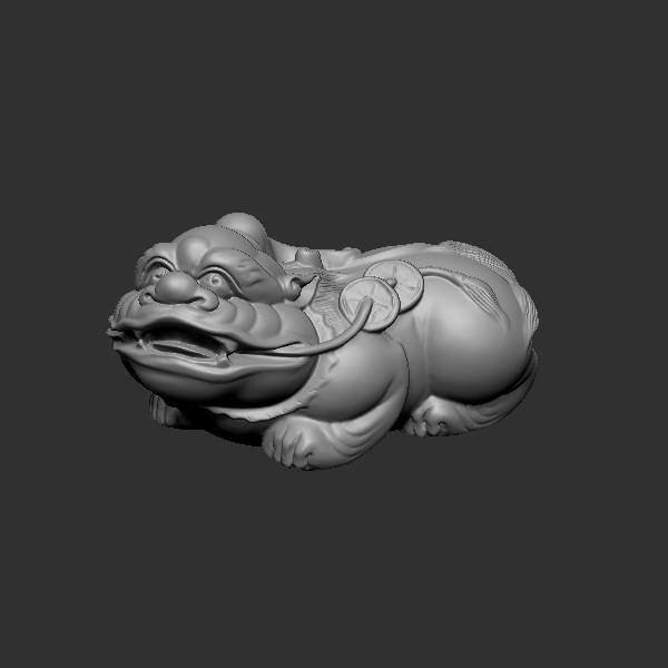 貔貅 圆雕立体 3D打印文件