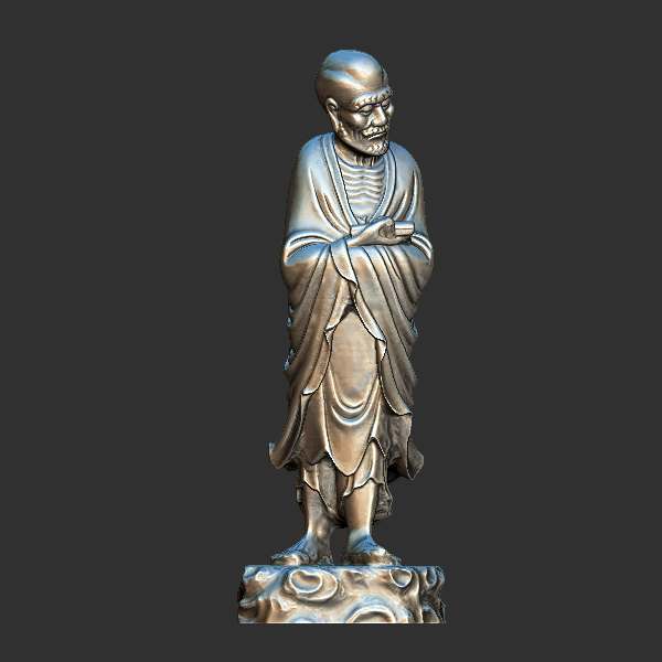 达摩 圆雕立体 3D打印文件