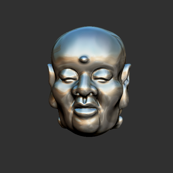罗汉核雕 圆雕立体 3D打印文件